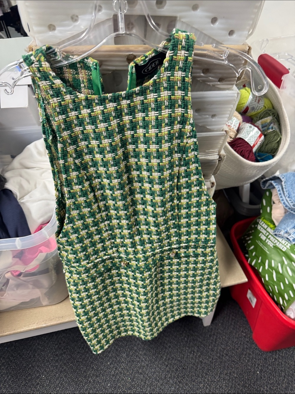 Cider tweed dress S // 070969
